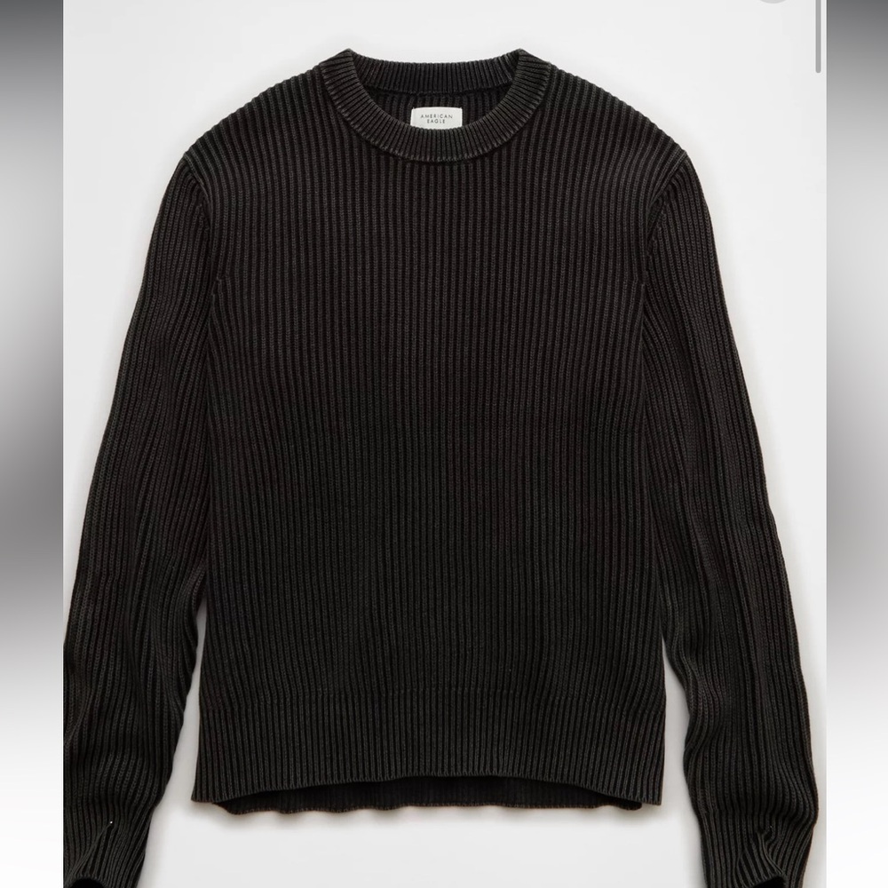 NWT AE Mens Fisherman Crew Neck Sweater - Picture 3 of 11